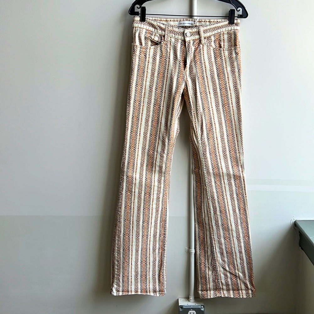Striped Flare & Wide Leg Jeans